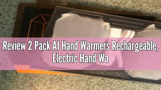 Review 2 Pack AI Hand Warmers Rechargeable Electric Hand Warmer Reusable USB Handwarmers [upl. by Nedarb]