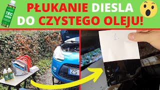 Turbo płukanie diesla do czystego oleju Czy dam radę Pierwsza płukanka silnika po 330000km [upl. by Dante]