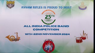 25th All India Police Pipe Band Compitition 2024  Assam Rifles pipe band  Hill Five Star [upl. by Nerol457]