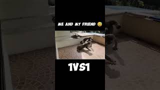 ME AND MY FRIEND 1 VS 1 😅😅 trending garenafreefire freefire viralvideo viralshort [upl. by Eadrahc]