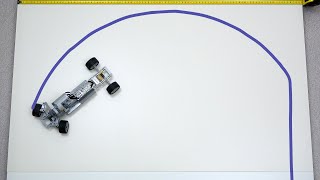 Turning Diameter Comparison with Lego [upl. by Addam]