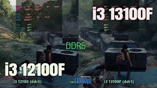 i3 12100 vs i3 13100f ddr5 in 2024 [upl. by Eico]