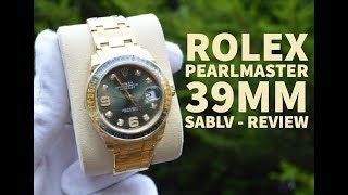 Rolex Pearlmaster 39mm  Yellow Gold  86348 SABLV  Review [upl. by Chaunce]