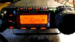 My new Yaesu FT 857D Transciever Full open [upl. by Otrebireh708]