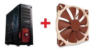 Will the Noctua NFA20 200mm fan fit in the Cooler Master HAF 932 [upl. by Sedda696]