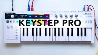 Keystep Pro My favorite hardware sequencer 🎹  Arturia Keystep Pro vs original Keystep [upl. by Atelokin]