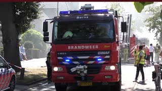 4K GROTE BRAND HENGELO OV  BIJGEBOUW DENNENBOSWEG [upl. by Trimmer]