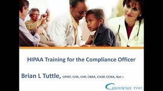 HIPAA Training for the Compliance Officer 2024 Updates [upl. by Edyaw50]