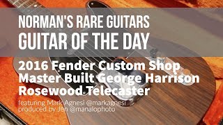 Fender Master Built George Harrison Rosewood Telecaster  Guitar of the Day [upl. by Faxen]