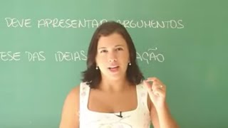 Dissertação Argumentativa Conclusão  Redação  Descomplica [upl. by Trevorr]