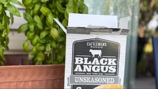 CATTLEMENS RANCH BLACK ANGUS BEEF FROM ALDI UNSEASONED [upl. by Bringhurst318]