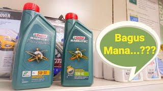 Castrol Magnatec Profesional 5w30 vs Castrol Magnatec 10w40 Bagus Mana [upl. by Kristy]