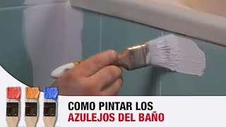 Cómo PINTAR los AZULEJOS del BAÑO con ESMALTE MULTISUPERFICIE TITANLUX [upl. by Richmal]