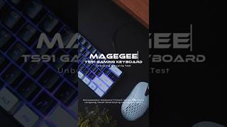 Magegee TS91 Gaming Keyboard Review gamingkeyboard magegeets91 mechanicalkeyboard fyp hervetech [upl. by Nimrac]