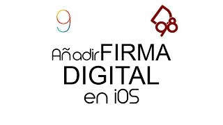 Añadir firma digital a un documento PDF en iOS [upl. by Christi]