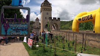 Virtual Run In Race For Treadmill  Tranches de Vie Marathonienne Dans les Vignobles de Cahors [upl. by Aneled]