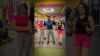 Full body shape workout 🏋️ fullbodyworkout trending viral gymgirl gym funny comedy shorts [upl. by Honora]