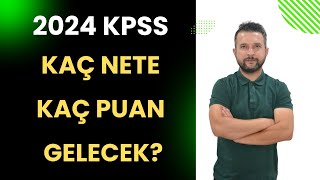 KPSS 2024 DEĞERLENDİRMESİ  Kaç Nete Kaç Puan Hesabı Hangi Yıla Benzeyecek [upl. by Jobe719]