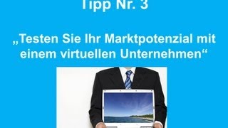 Selbständig machen ohne Kapital 3  Das Marktpotenzial ergründen [upl. by Jarid]