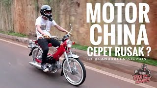 RESTORASI Motor Bebek Cina mirip HONDA SUPER CUB JIALING [upl. by Garik]