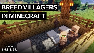 How To Breed Villagers In Minecraft [upl. by Ahsieken]