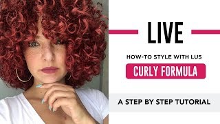 Live Recap Full Curly Hair Styling Tutorial [upl. by Eiroc676]