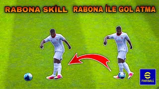 RABONA  İLE NASIL GOL ATILIR  RABONA SKİLL  RABONA ŞUT  pes 2021 mobile [upl. by Oremodlab]