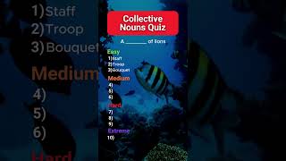 Collective Nouns Quiz  No one can get all correct quiz guess english trending shorts [upl. by Arik]