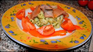 Salade de Hareng fumé et Pommes de terre façon Claude [upl. by Cressida]