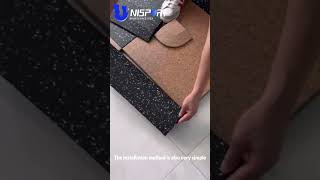 Gym Rubber Floor MatsPolyurethane antifouling coating [upl. by Sakovich482]