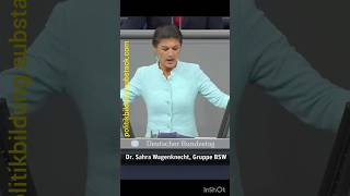 Wagenknecht über AmpelAus [upl. by Ynetsed]