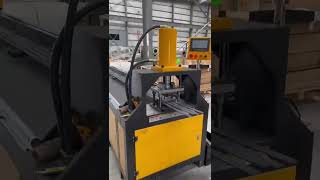 CNC Automatic Hydraulic Punching Machine For Flat Bar [upl. by Beaston49]