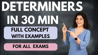 Determiners In English Grammar With Examples  Quantifiers  Determiners  Complete ChapterChetChat [upl. by Mcafee326]