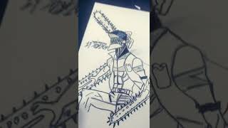 chainsaw man Drawing art drawing sketch Arjun arts 897 [upl. by Radbourne]