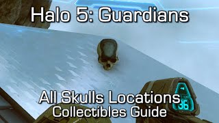 Halo 5  All Skulls Locations Guide  Gravelord Achievement [upl. by Nosmirc]