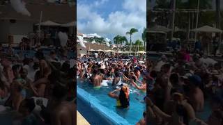 Foam pool party in Punta Cana Dominican Republic hardrock vacation puntacana [upl. by Even817]