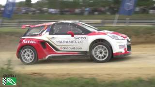 Rallycross France 2016  VIDEO DRONE FALEYRAS [upl. by Nospmas]