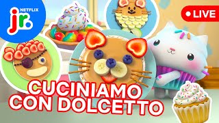 🔴 LIVE 🔴 PREPARIAMO TUTTE LE GUSTOSE RICETTE DI DOLCETTO 🧁😋 Netflix Jr Italia [upl. by Aikrehs]