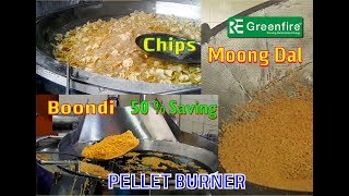 48quot SS BATCH FRYER  PELLET BURNER  RE GREENFIRE™ [upl. by Adelind344]