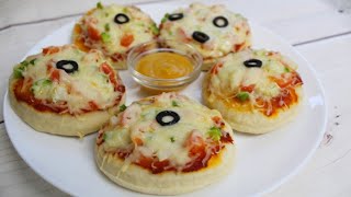 Mini Pizza bila ya oven  Mini Pizza without oven [upl. by Suidualc]