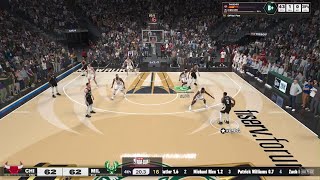 NBA 2K25Dropped Giannis 2 his knees buzzer beater😮 [upl. by Assirehs641]