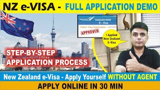 Easy 🇳🇿 NEW ZEALAND eVISA Application Process  EVisa Application in 30 Minutes  Canadian Dream [upl. by Lindgren]