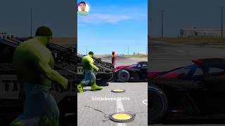 GTA V  SPIDERMAN VS HULK MATCH WHO IS RICHER 🤑 shorts gta5 [upl. by Andrade]