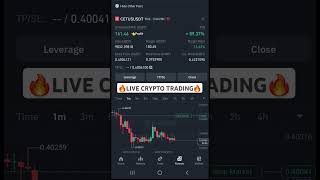 100 investment 500 Profit in Crypto Trading  Binance Futures Trading Scalping cryptotrading [upl. by Crescantia370]