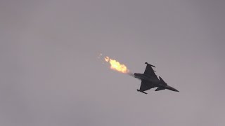 Gripen fáklya Kecskeméti repülőnap 2021 [upl. by Leuqer]