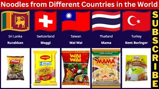 Noodles from Different Countries [upl. by Ettedualc]