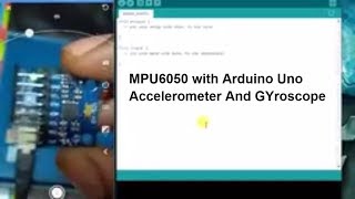 MPU6050 6Axis Accelerometer amp Gyroscopic sensor with Arduino Uno  Arduino  VEDTUBE [upl. by Dekeles]