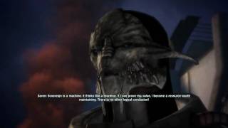 Mass Effect  Virmire  Saren Boss Battle [upl. by Araf]