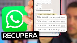 Como RECUPERAR mensajes y chats BORRADOS de WhatsApp en iPhone LA VERDAD ⚠️ [upl. by Rains]