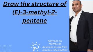 Draw the structure of E3methyl2pentene [upl. by Devona]